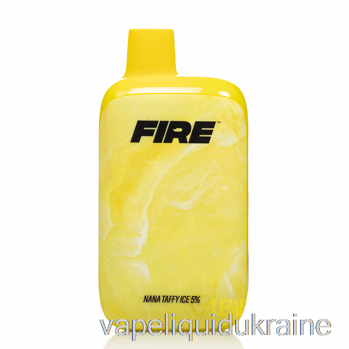 Vape Liquid Ukraine FIRE Boost 12000 Disposable Nana Taffy Ice